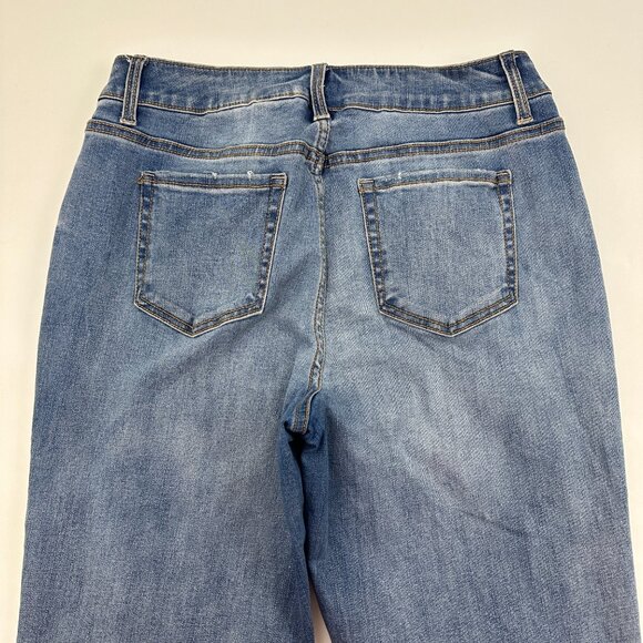 Time And Tru Straight Leg Women's size 10 Medium Wash Blue Denim jeans - Picture 5 of 5